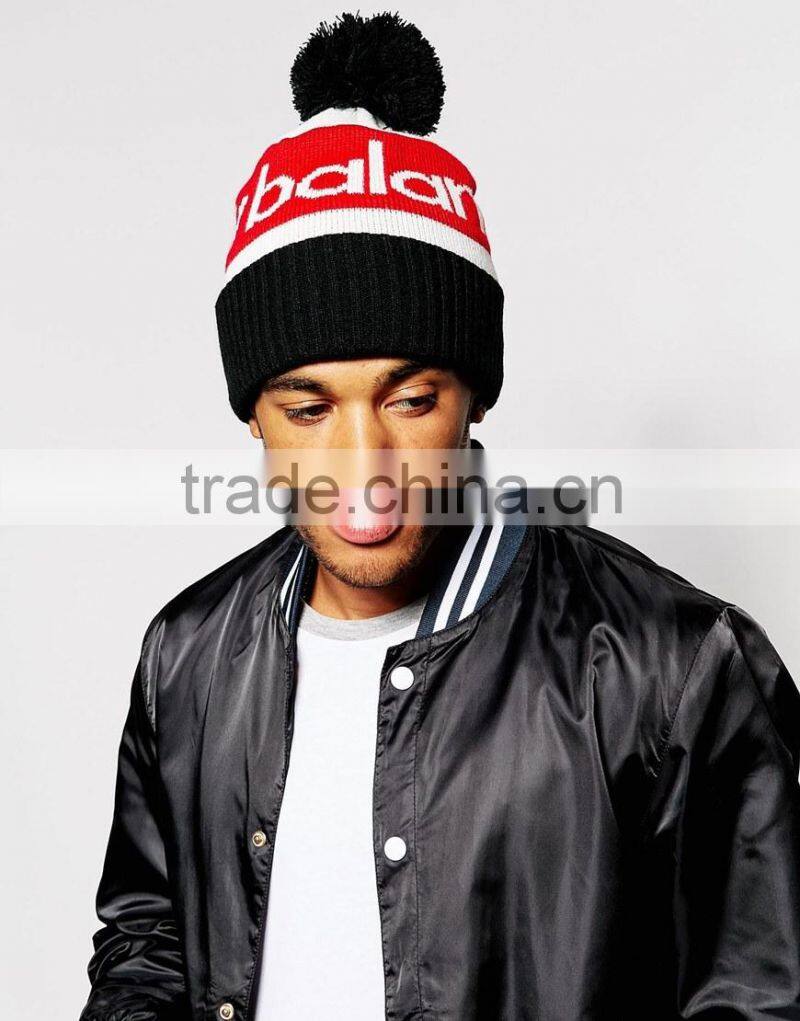 Colorful Hip Hop Knit Beanies/Custom Cuff Beanie Hat Winter Knitted Hat