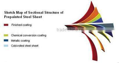 China 0.65mm thickness AZ60g Prepainted Galvalume Steel/PPGL Coil for Turkey