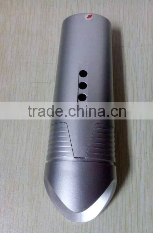 silver plated plastic injection moulding& flashlight's plastic injection shell