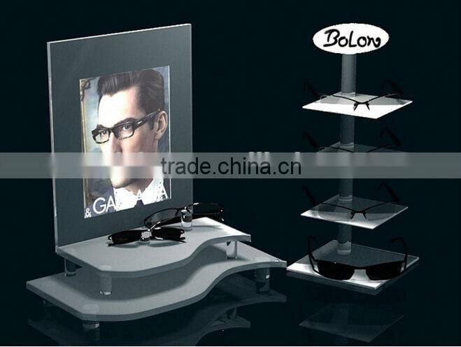 New style wholesale acrylic sunglasses display ,sunglasses tower display