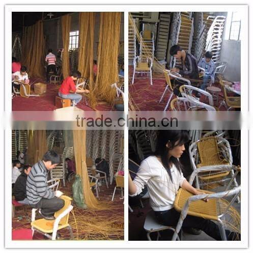 restaurant colorful elegant handmade wicker chair YC028