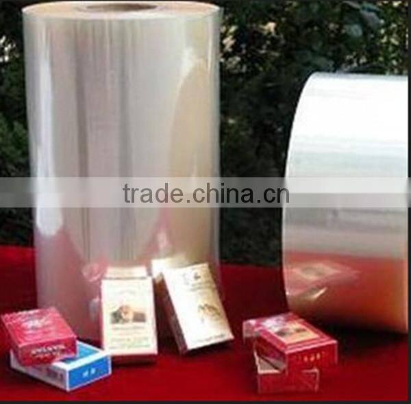 high heat shrink cigarette packing plastic bopp film