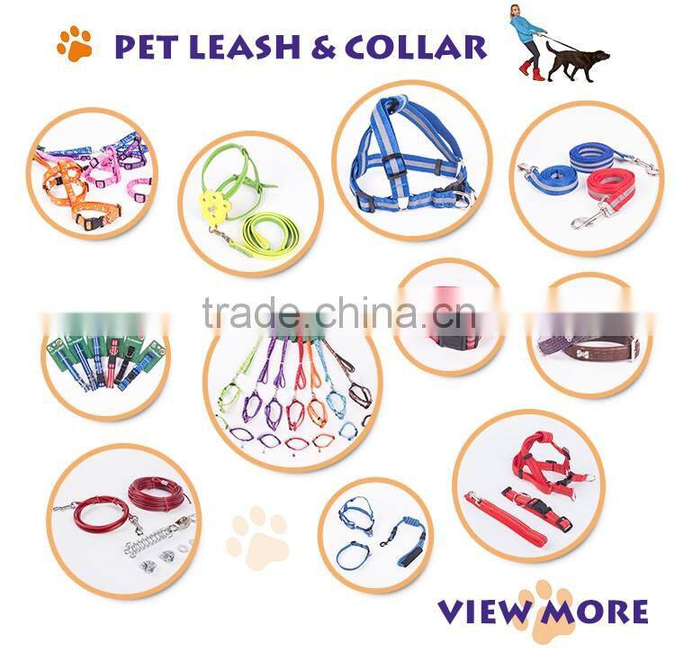New products Reflective Pet Leashes / pet collar and leash With High Quality