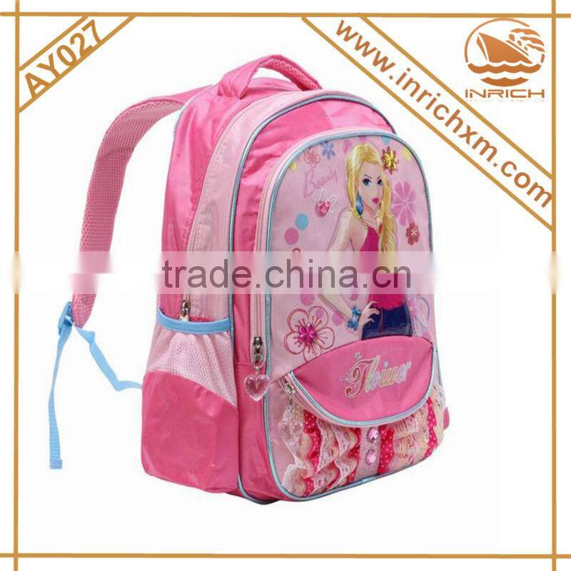 2014 Hot Sale Cute Princess Child School Bag For Girls