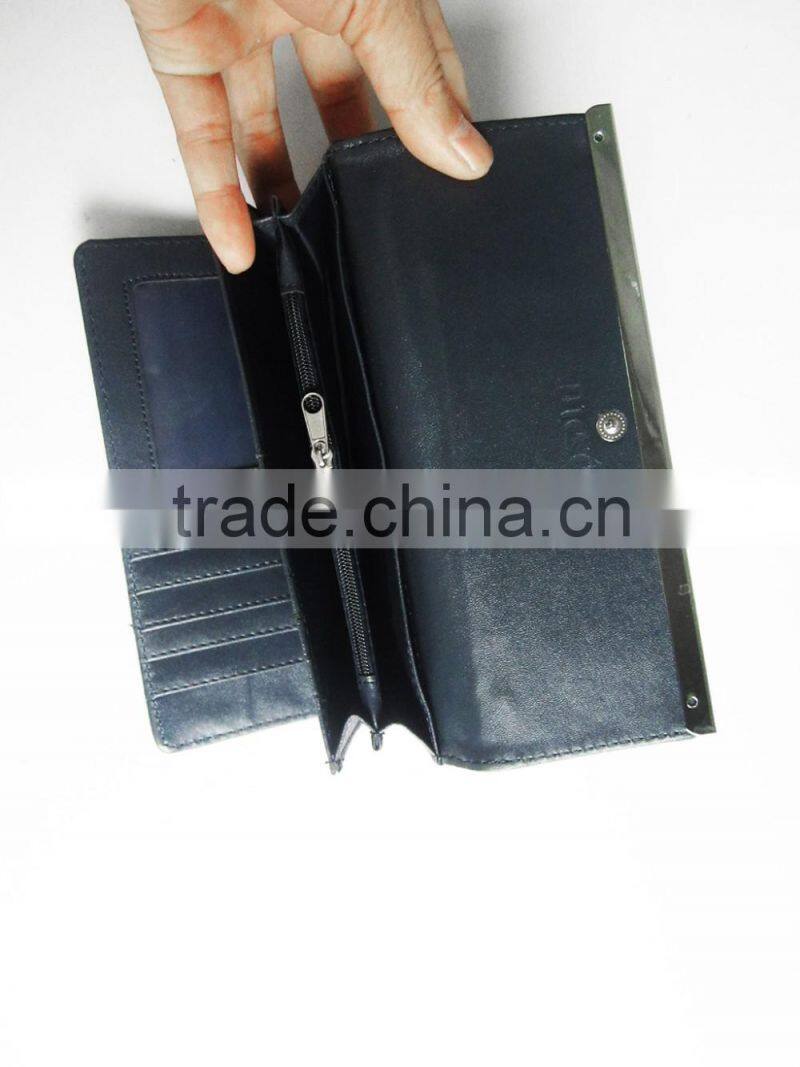 2016 fashion pu folding wallets/cartera