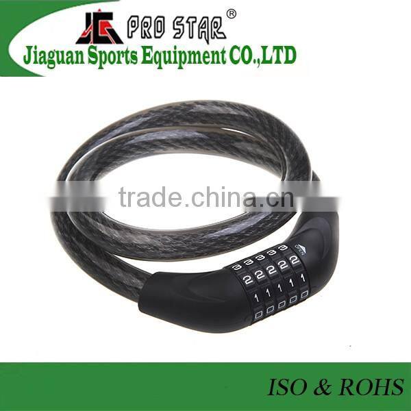 High Quality Coded Steel Cable Bicycle Lock cycling accessories VF-018