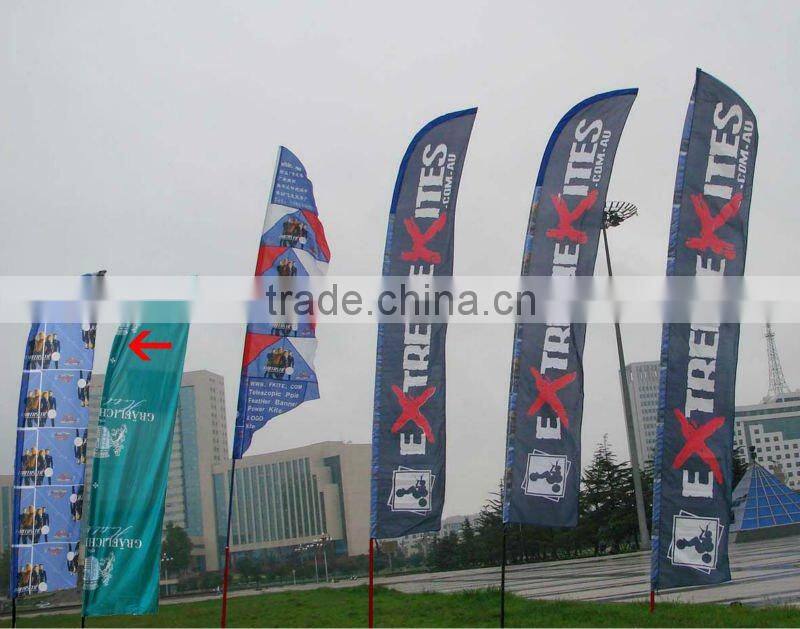 feather banner beach flags,beach flag material