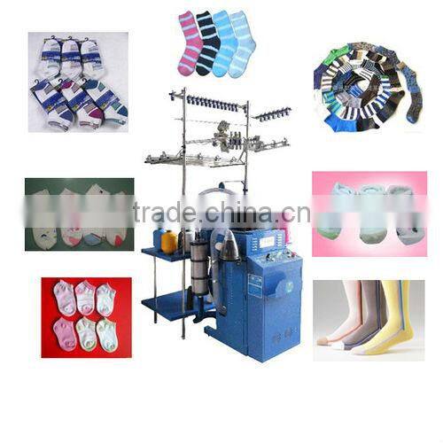 AX-6F full automatic cotton socks knitting machine