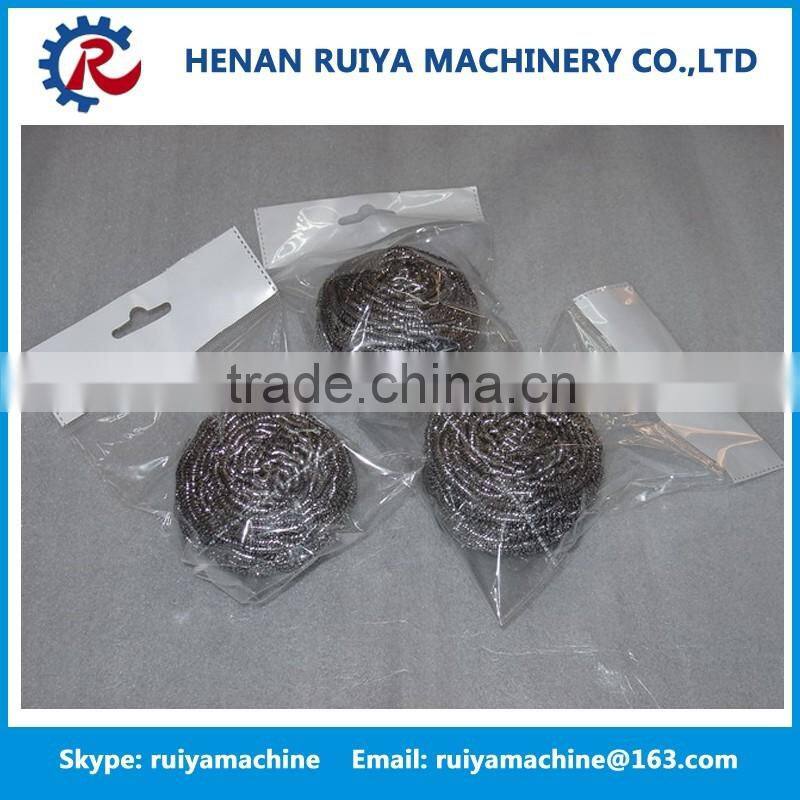 Stainless Steel Scourer Making Machine/stainless steel automatic cleaning ball making machine/steel ball machine