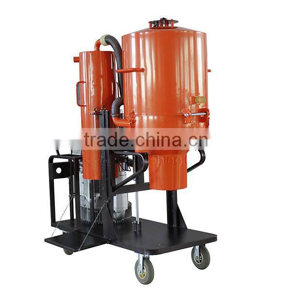 Strong power dust vacuum with grinder