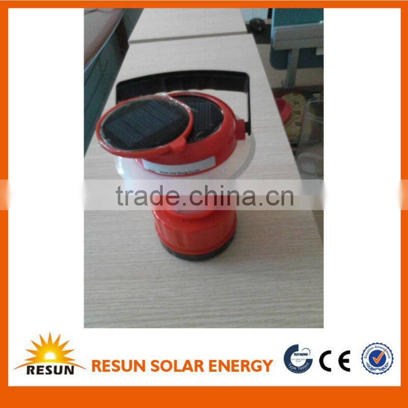2013 new design Super bright solar lantern with radio and phone charger