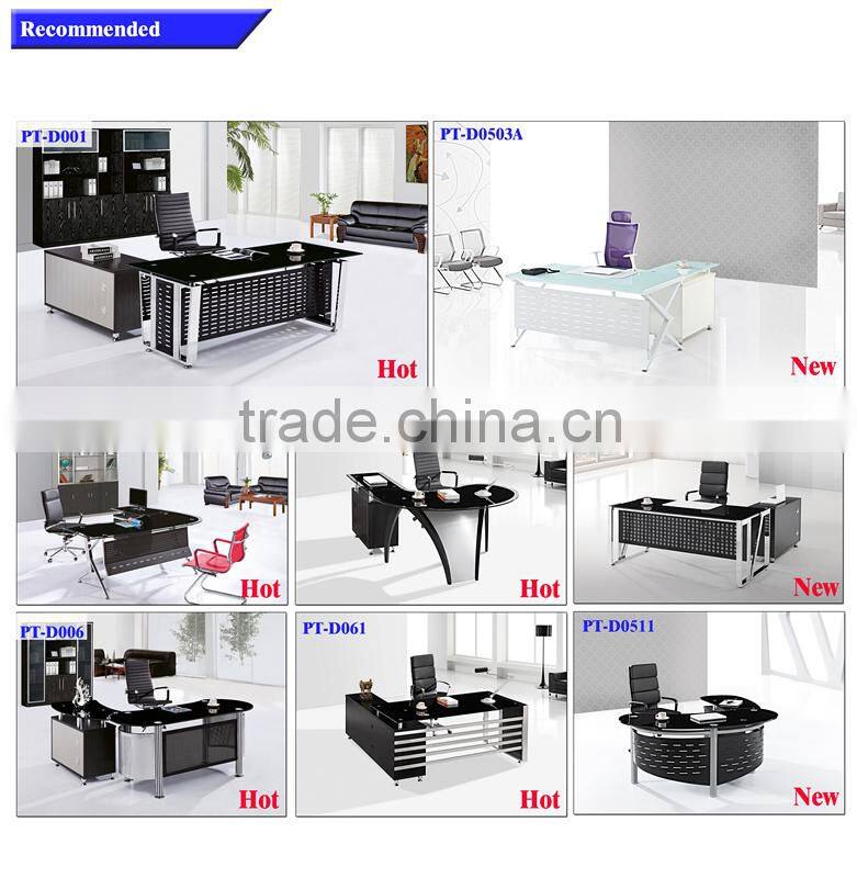 office furniture 8 seaters meeting desk glass conference room table PT-C002