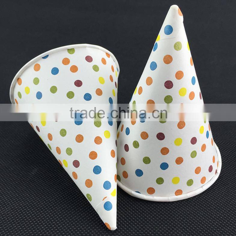 Disposable Printed Paper Cone Cups