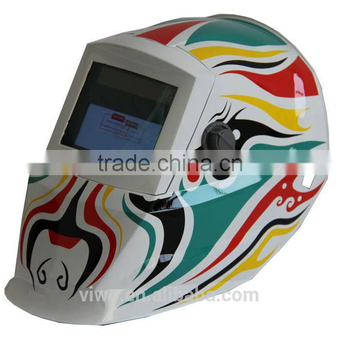 Peking Opera Picture Darken flip up welding helmet