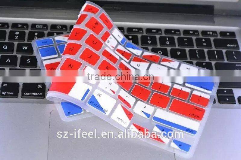 Silicone Keyboard,Colourful Keyboard Cover For Apple for Macbook/Air/Por