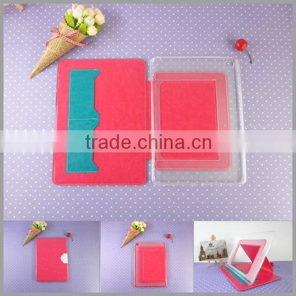 ultra thin tablet case for ipad air2 with card slots hot selling tablet cases for ipad 6