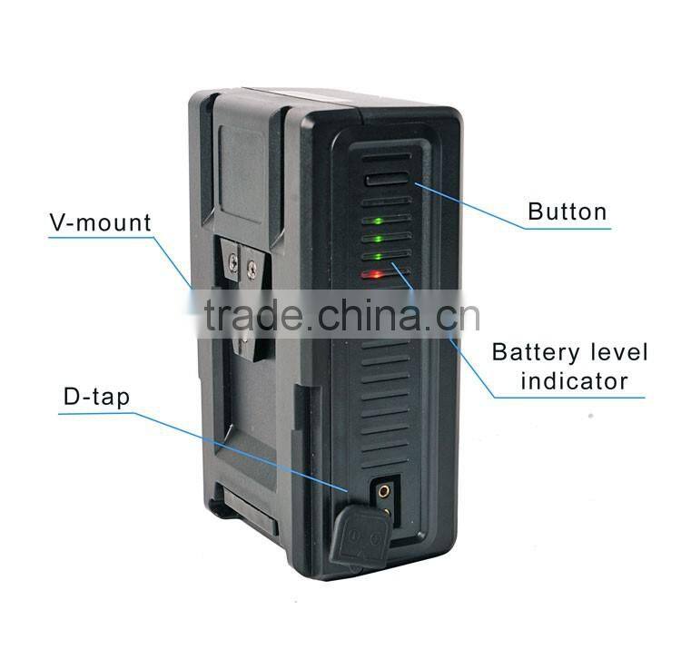 CAME-TV Compact V-Mount Li-ion Battery 130Wh Camera Battery