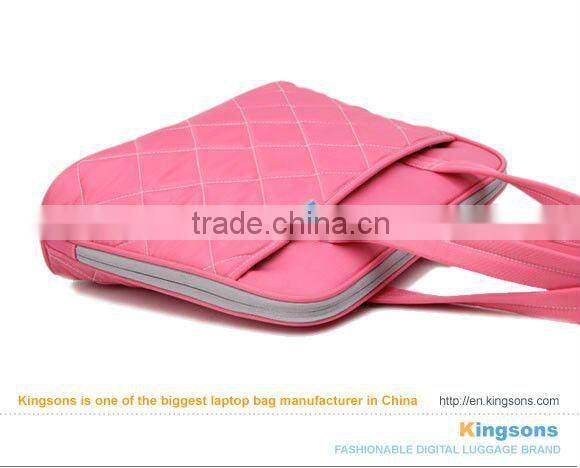 2012 Popular 14.1" soft nylon ladies hand bags