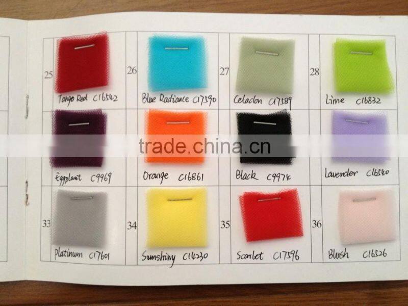 100% embroidery Silk tulle mesh netting tolle veil fabric for wedding dress bridal veil