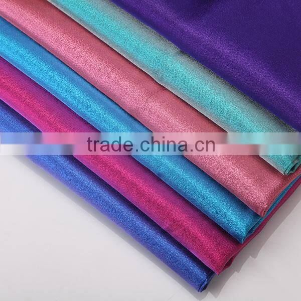 Polyester Metallic Yarn Dyed Lame Fabric for Costume