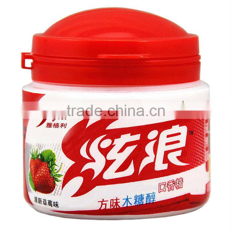 Strong mint refreshing xylitol chewing gum