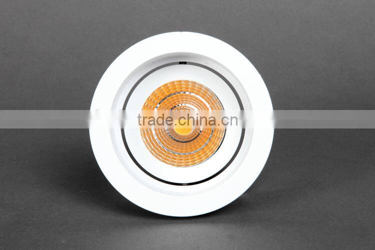 6w 7w recessed cob led downlight for commercial lighting