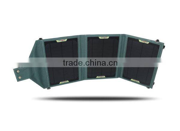 2016 High Quality Full Certified 15W Portable Solar Mobile Charger