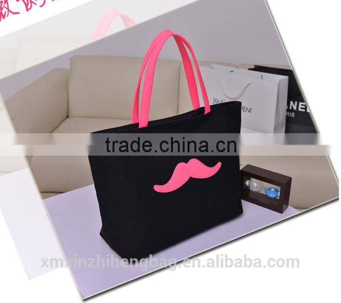 New Design Hot Sale Fashion Custom Printed Canvas Tote Bags