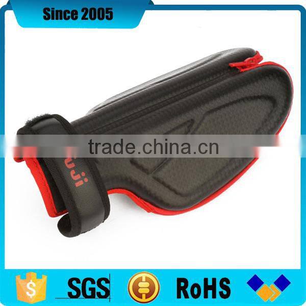 custom shape black pu cover eva zipper hard case