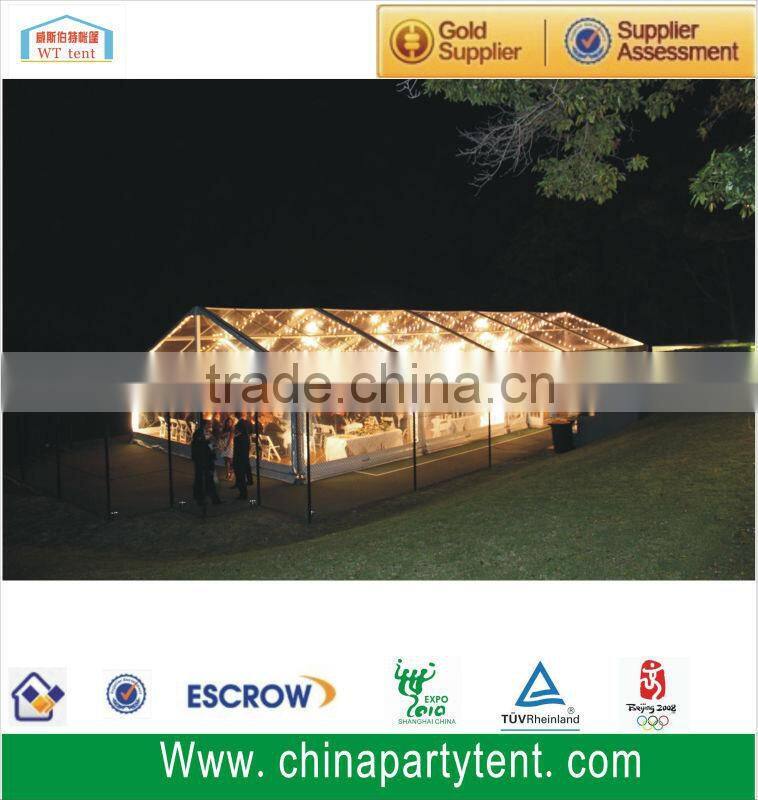 Clear Roof Glass Wedding Party Tranparent Tent for Sale