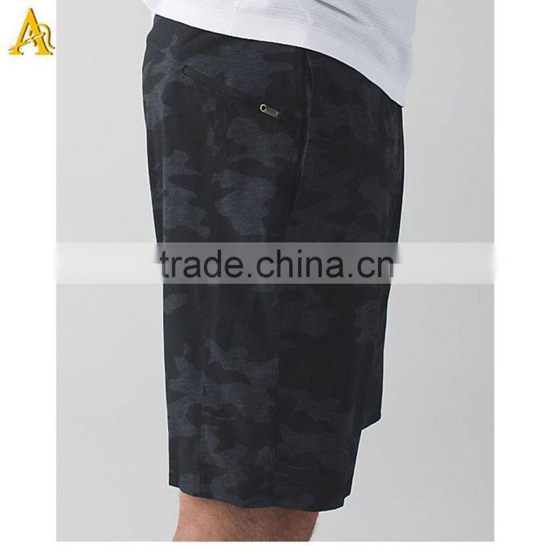Customized colorful printed Mens gym shorts