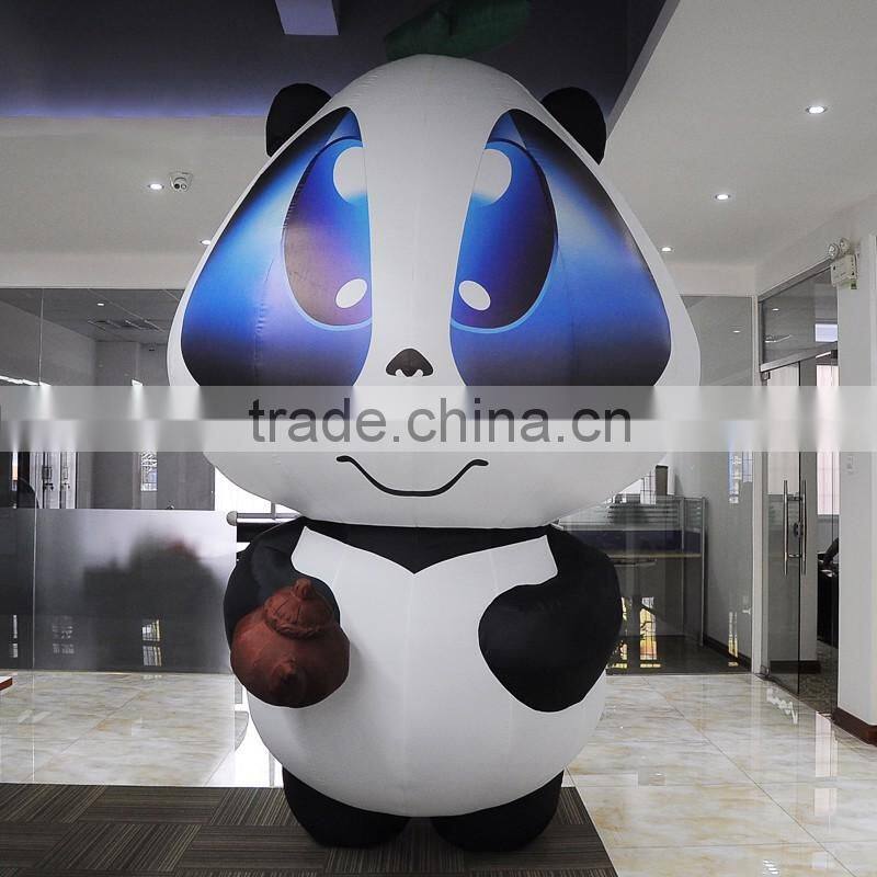 giant kungfu panda helium balloon ,flying inflatable kungfu panda