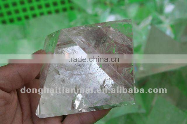 Natural Clear QUARTZ Crystal HEALING Pyramid For Decoration, Gift