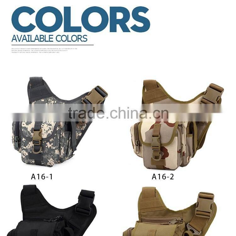 Outdoor travelling bag 800D army camouflage camera shoulder bag