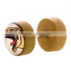 glam wholesale ear studs ring fake body piercing jewelry