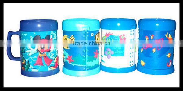 Popular amazing double wall plastic office cups