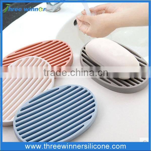 hot sale wholesale silicone soap dish silicone soap holder