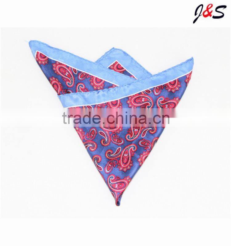 hand rolled embroidery handkerchief, printed handkerchief, cute handkerchief WPF330