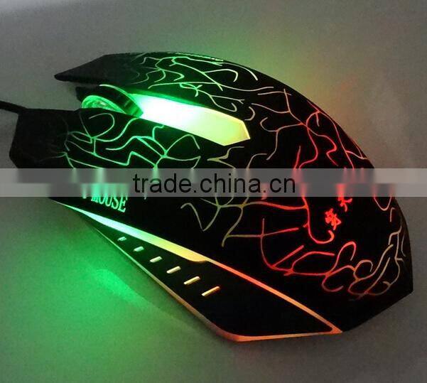 Lighting 7 Colour 6 buttons gaming mouse