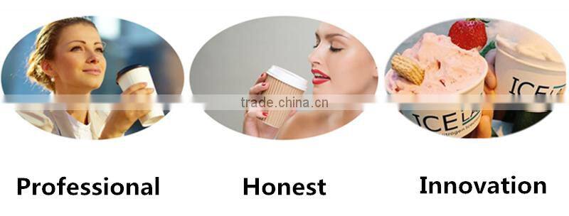 Hot Sale Take Away Disposable Paper Cups For Coffee With Handle 9oz