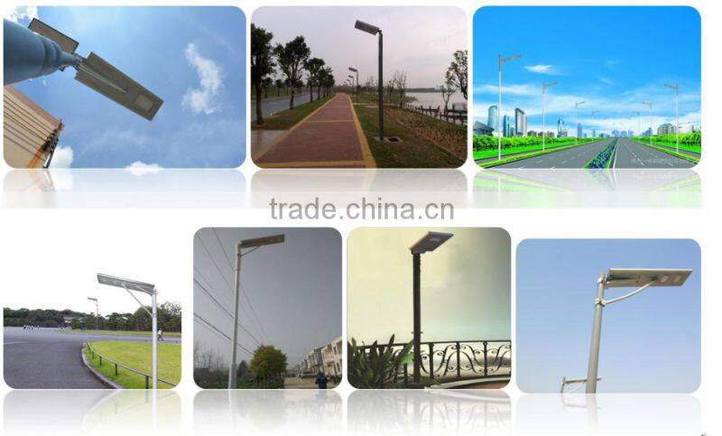 12w IP65 outdoor lighting integrated street solar led light with motion sensor