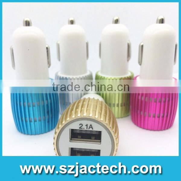Universal Double 2USB Port Car Charger Adapter For iPhone 5S 6 Plus Samsung ipad