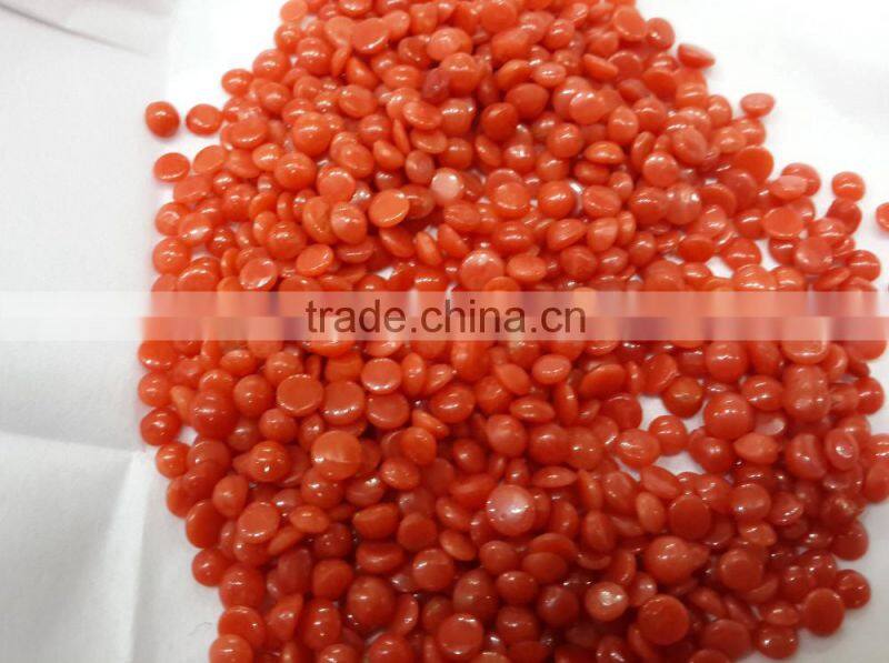 0.05cts 2pc Diamond 1pc Ruby Gold Ring 1.200g in 14 Karat Yellow Gold