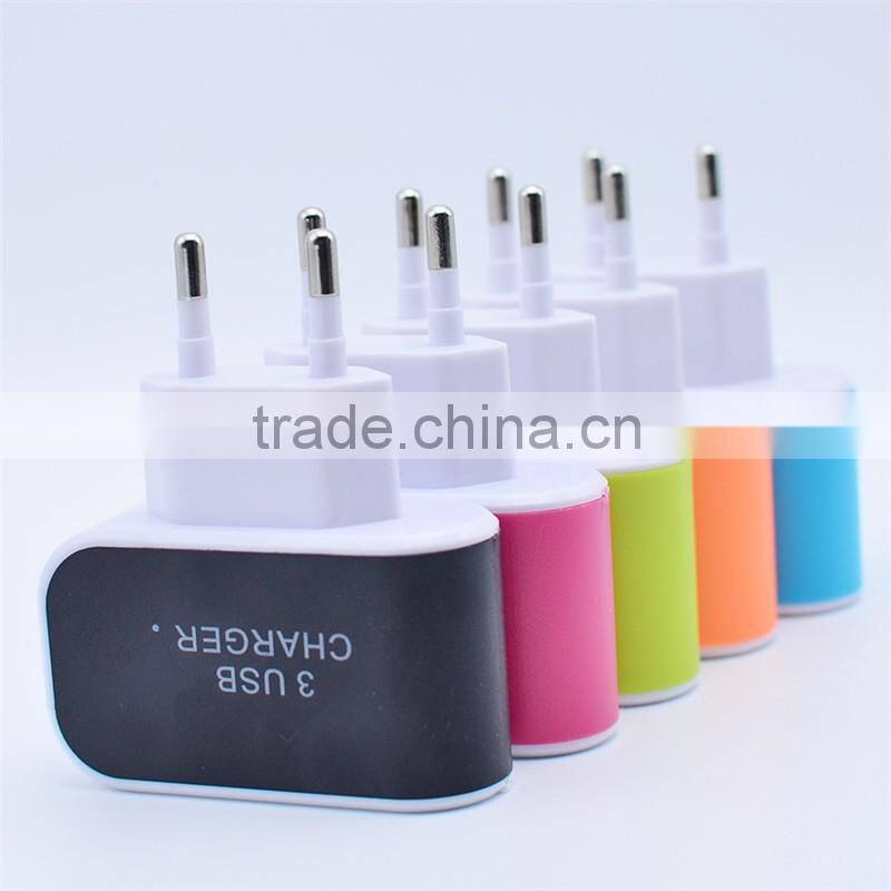Universal New multi Usb Port travel charger,power adapter for phone tablet