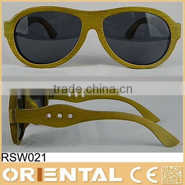 red bamboo sunglasses