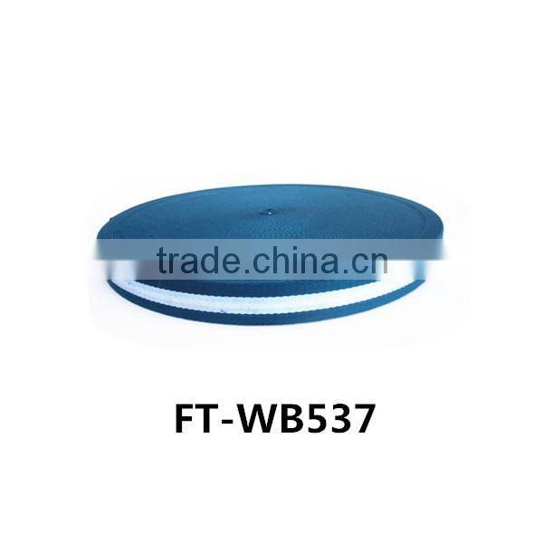 popular colorful ribbon webbing roll - pp ribbon-use to make belt FT-WB537