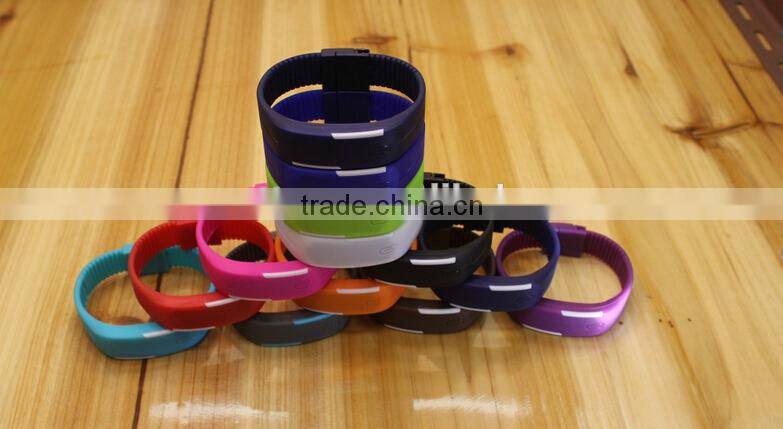 New Style Touch Mini Waterproof Silicon LED Electronic Wristwatches