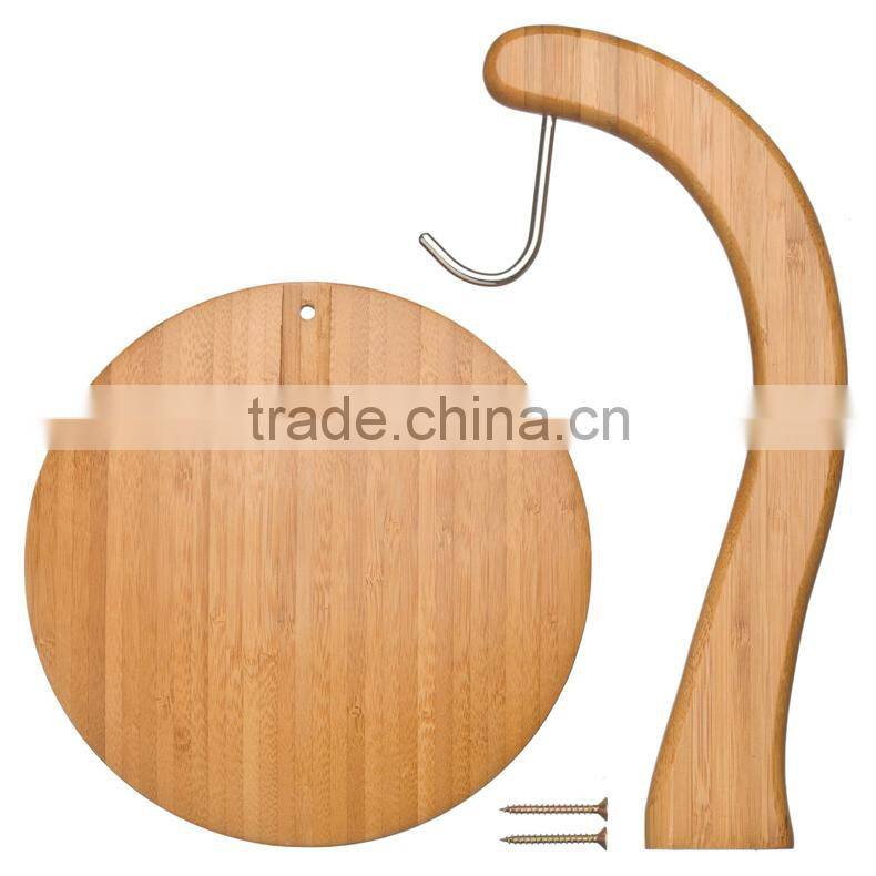 BH001/New design bamboo banana holder durable bamboo banana rack eco-friendly fruit stander household fruit hanger