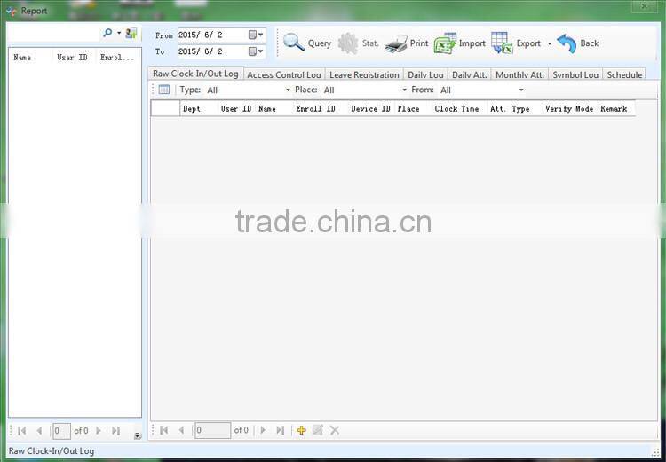 3.5'' TFT Touch screen TCP/IP, RS485, Wiegand26/34 in/out biometric fingerprint time attendance machine
