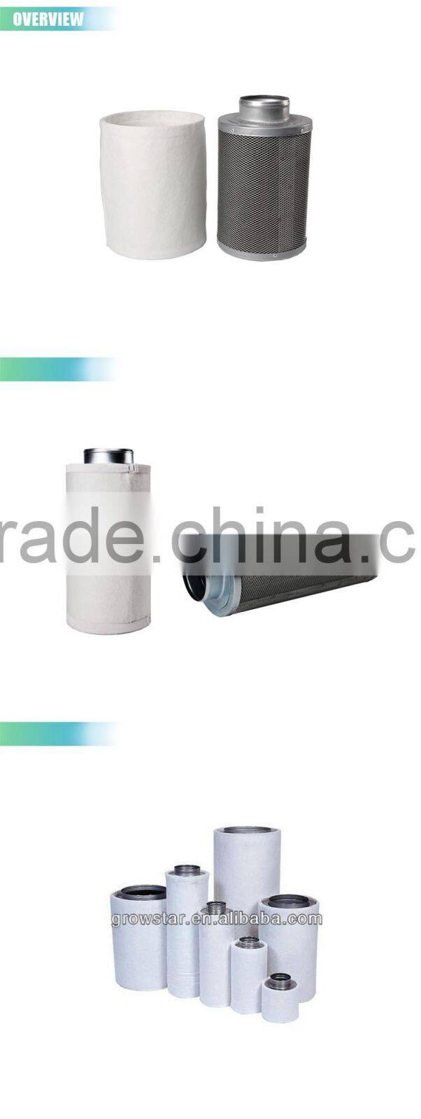 Hydroponics indoor grow system active carbon air filter